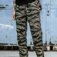 Vestes de camouflage personnalisées imprimées en sergé NY/CO Nylon coton revêtement du fabricant uniforme tactique Vestes de camouflage à rayures de tigre du Vietnam