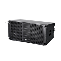 Sistema de Sonido Lineal Profesional para Escenarios TB TR-212, Altavoces de Doble Carcasa de Madera de 12 Pulgadas, Potencia de Salida de 600W, 3 Años de Garantía