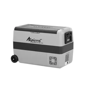 T50 Alpicool 12v 24v dispositivo di raffreddamento portatile da viaggio scatola di raffreddamento freezer campeggio auto frigo ac dc doppio uso compressore frigorifero