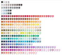 Marqueurs à alcool double pointe 300 couleurs, marqueurs d'art professionnels à base d'alcool pour la peinture sur roche, le dessin, l'esquisse, la papeterie