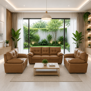 Moderno Conjunto de Sofá Detroit Reborn 3-2-1 de 321 Plazas para Sala de Estar, Muebles de Sofá de Tela Personalizada con Tela Premium para Sala de Estar - Product Image 2