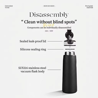 Nouvelle tasse isotherme TritanPP anti-fuite en acier inoxydable parfumé avec paille, compatible lave-vaisselle, pour bureau, maison et camping