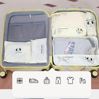 Valise rose avec porte-gobelet, crochet latéral pour les voyages, valise pas chère, rangement individuel pour ordinateur portable, ouverture frontale