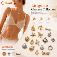 Boucle de pendentif en alliage pour vêtements, design coquillage bikini, breloques métalliques tendance pour sous-vêtements et maillots de bain