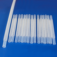 Tuyau de refroidissement FEP ondulé transparent haute pression certifié ISO9001 pour système de refroidissement liquide de centre de données LKESS