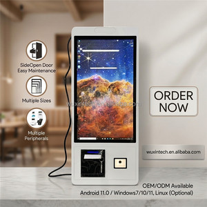Kiosque <span class=keywords><strong>d</strong></span>'information en libre-service de 27 pouces avec lecteur <span class=keywords><strong>d</strong></span>'empreintes digitales et scanner de passeport - Product Image 2