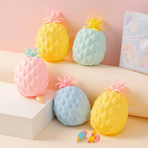 Funny Pineapple Stress Ball - Squeeze Sensory Fidget Toy for Anxiety Relief, Classroom/Office Prank <b>Gift</b> - Product Image 4