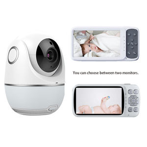 Hdking 5 pulgadas pantalla inalámbrica Wifi lente de 55 grados sonido de llanto y Audio bidireccional cámara de monitor de bebé con resolución de 1080p - Product Image 2