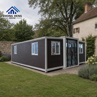 Maison préfabriquée moderne extensible à double aile de 20, 30 ou 40 pieds, personnalisable, 1 à 4 chambres, pour vie en jardin, maison-conteneur