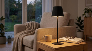 Portable Rechargeable <b>Table</b> Lamp Portable <b>LED</b> Desk Lamp Operated 3 Color Stepless Dimming up for Cafe Bedroom Bars Outdoor - Product Image 3