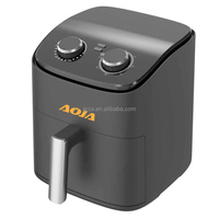 Friteuse à air mécanique 1000W, capacité 3,5L, avec commande facile par bouton, compacte, pour une cuisine saine à la maison, vente en gros usine