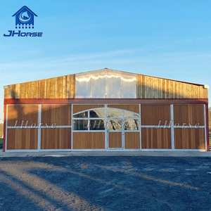 منتجات الخيول المجلفنة منخفضة التكلفة ، كشك الحصان ، باب مستقر للحصان مستقر مع المغذي - Product Image 2