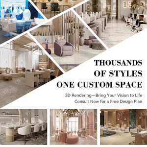 Ensemble Complet de Mobilier Turri de Gros Foshan pour Salon de <span class=keywords><strong>Coiffure</strong></span> et Barbier - Product Image 5