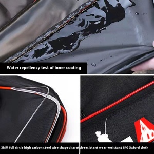 Bolsa de Pesca Portátil Personalizada de Gran Capacidad, Multifuncional, Ligera, con Forro de Poliéster Oxford, Cierre de Cremallera, Estilo Moderno - Product Image 3