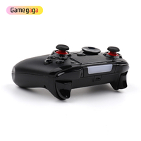 Manette de Jeu Sans Fil BT Yo 060 Manette de Jeu Double Vibration Noire pour P4 PC Téléphone Mobile Android