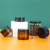 Vente en gros d'usine Guangdong - Pot en PET de qualité alimentaire avec couvercle à vis hermétique, récipient alimentaire transparent pour aliments pour bébés, bonbons, en-cas