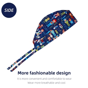 Nouveau bonnet chirurgical réglable en coton pour dentisterie, gynécologie, orthopédie, anesthésiologie, chirurgien, accessoires médicaux unisexes - Product Image 3