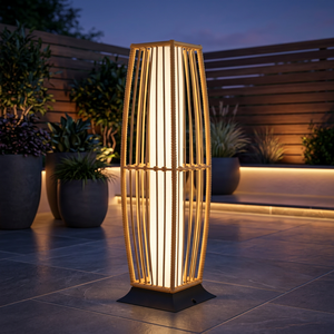 Lámpara de Pie Moderna de Hierro, LED E26, Luz Blanca Fría, Pantalla de Papel, Base Cilíndrica Negra, Altura Ajustable, Decorativa para Dormitorio o Sala de Estar - Product Image 3