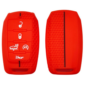 Funda de Silicona de Alta Gama para Llave de Coche Compatible con Dodge RAM 1500 <span class=keywords><strong>Coolway</strong></span> RAM 2500 Ram 3000, Llave Remota de 5 Botones - Product Image 1