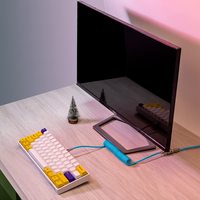 Câble de clavier USB tressé en spirale Aviator Gx16 très résistant, USB C mécanique