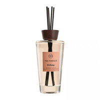 Offre Spéciale vide diffuseur bouteilles luxe minimaliste rond roseau verre diffuseur bouteille clair 500ML maison diffuseurs bouteille