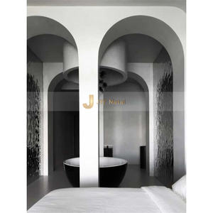 Feuille d'acier inoxydable ondulée à effet d'eau colorée miroir estampée pour la décoration - Product Image 3