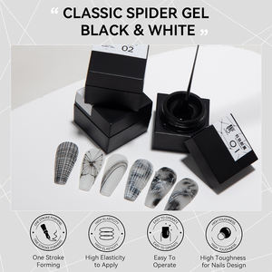 RS Nail 5g Gel Araignée Semi-Permanent Haute Résistance, Non Cassable, pour <span class=keywords><strong>Dessin</strong></span> Floral et Peinture, OEM ODM, Vernis Gel Araignée UV - Product Image 2