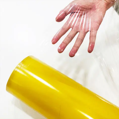 Film étirable pour câble PVC ANTI-haute qualité sans colle, film d'emballage en plastique dans le fil de reliure