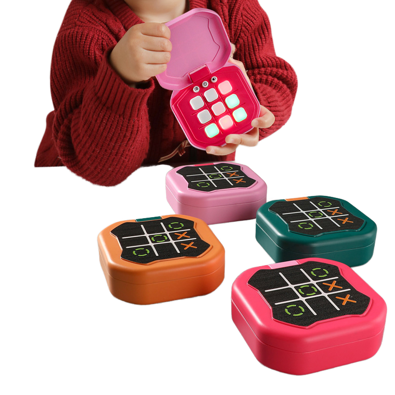 Juguete electrónico de aprendizaje rompecabezas consola de juegos de memoria, luz LED, sonido interactivo, entrenamiento mano Juguete electrónico de aprendizaje rompecabezas consola de juegos de memoria, luz LED, sonido interactivo, entrenamiento mano