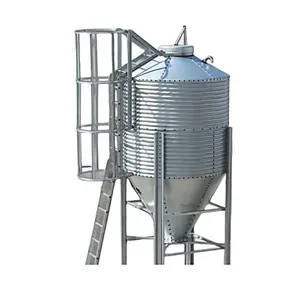 Wood Pellets Seed Poultry Feed Grain Storage Steel Silo Prices Assembly Galvanized Granular Material Silo