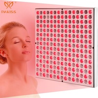 Lampe de luminothérapie rouge PAKISS avec support pour le visage et le corps, lumière rouge 660 nm et infrarouge 850 nm pour une utilisation à domicile et au bureau