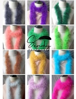 Écharpe en plumes de marabout de dinde en gros, tailles 20g-50g, couleur et emballage personnalisés, pour fête, costume, mariage, spectacle de danse