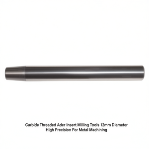 Carbide Threaded Adapter Insert Milling Tools 12mm Diameter High Precision For Metal <b>Machining</b> - Product Image 2