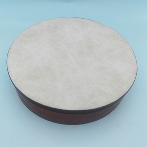 Wholesale Vintage Brown Wooden Frame Hand <b>Drum</b> Single Side Orff Percussion Instrument For Kids - Product Image 4
