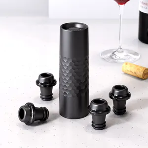 Smart Home Gadget USB Rechargeable Automatic Wine Stopper Saver Vacuum Pump Wine Preserver