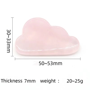 Venta caliente Formas de nube de cristal natural Decoración tallada Tallas de nubes de piedras preciosas de cristal - Product Image 4