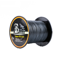 Fil de pêche tressé 500m X8 25-135lb Flottant Durable Haute résistance pour la pêche en rivière et en mer Gris Vert Jaune