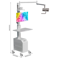 Chariot mobile médical direct du fabricant pour l'enregistrement de diffusion en direct d'enseignement pour une utilisation en clinique hospitalière utilisée pour l'enregistrement vidéo