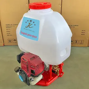 Pulverizador agrícola Taizhou JC 900 GX35 de quatro tempos, bomba de latão alimentada a gasolina, pulverizador alimentado por piggyback