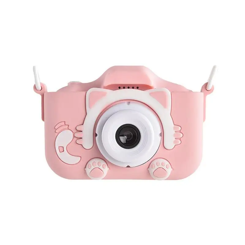 Kids Camera Voor Meisjes En Jongens, digitale Dual Camera 2.0 Inch Scherm Cartoon Selfie Camera Kid Speelgoed Voor Verjaardagscadeau-