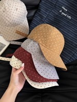Casquette de baseball souple à pois en forme de cœur pour femme – Protection solaire polyvalente, respirante, style mignon – Vente en gros