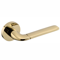 Porte intérieure de luxe en laiton Antique, avec poignée de verrouillage et poignée de levier, 1 pièce