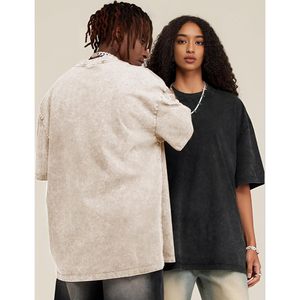 Arssm Paquete de 3 Camisetas Vintage Extra Grandes Unisex para Hombre, 100% Algodón, 240g, Ligeras, Lavadas, de Corte Holgado, Manga Corta, Casuales - Product Image 5