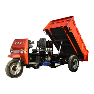 cart diesel platform Human cargo Open Bicycle 3000kgs Heavy powered axle Fuel cheap 3-wheel tricycles for heavy cargo 3000kgs