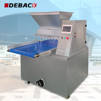 Machine automatique de remplissage de cupcakes et de biscuits en acier inoxydable pour restaurants, nouvelle, 220v, alimentation électrique, moteur PLC, composants principaux