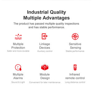 جهاز كشف الغازات القابلة للاحتراق الثابت RTTPP KF100، كاشف صناعي حساس للغازات القابلة للاحتراق مثل الغاز البترولي المسال/الغاز القابل للاشتعال/الغازات القابلة للانفجار/الغاز الطبيعي/الميثان مع شاشة LED - Product Image 5