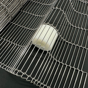Convoyeur à bande plate en acier inoxydable en forme de Z pour ligne de traitement des snacks - Product Image 5