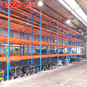 High Bearing Steel <strong>Narrow</strong> Aisle Rack Heavy Duty Industrial Pallet <strong>Shelving</strong> System 4Layer Shelves <strong>Unit</strong> Corrosion Protection for - Product Image 3