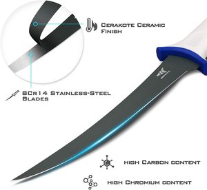 Multi-Function Non-slip <strong>Grip</strong> Handle Stainless Steel Fishing <strong>Knife</strong> Fillet <strong>Knives</strong> With Kitchen Outdoor Camping Use - Product Image 2