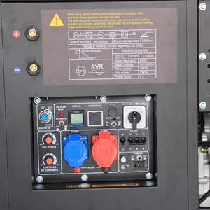 Groupe électrogène diesel silencieux 12KW 12KVA 50/60Hz automatique 110V-480V pour alimentation de secours domestique, avec ATS et bobinage en cuivre, châssis ouvert - Product Image 5